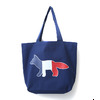 MAISON KITSUNE TOTE BAG TRICOLOR FOX KUX8754画像