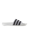 adidas Originals ADILETTE RUNNING WHITE/CORE BLACK/RUNNING WHITE BB0119画像
