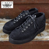 VIBERG BOOTS 245 Lace to Toe Oxford BLACK ROUGH OUT画像