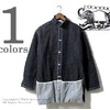 TENDER Co. FOLDED POCKET JACKET RINSED DENIM MOLLETON 940画像