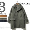 AURALEE BEAVER MELTON P-COAT A7AC01BM画像