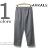 AURALEE WOOL KERSEY EASY PANTS A7AP03BK画像