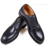 WHEELROBE 15075 PLAIN TOE DERBY SHOES BLACK画像