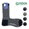 rasox セミドレス ピンボーダー ハイゲージソックス BU170CR02画像