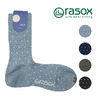rasox セミドレス ドット ハイゲージソックス BU170CR03画像