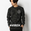AVIREX TIGER SHARKS CAMO CREW NECK SWEAT 6173429画像