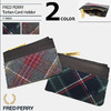 FRED PERRY Tartan Card Holder JAPAN LIMITED F19836画像