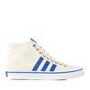 adidas Originals NIZZA HI OFF WHITE/BLUE/VINTAGE WHITE BZ0543画像