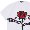BLACK COMME des GARCONS ROSE CHAIN TEE画像