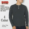 BARNS UNION SPECIAL HENLEY WAFFLE LONG SLEEVE TEE BR-3051E画像