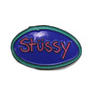 STUSSY LOGO BADGE PIN PURPLE 138589画像