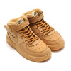 NIKE FORCE 1 MID WB PS FLAX/FLAX-OUTDOOR GREEN-GUM LIGHT BROWN AH0756-203画像