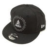 NEW ERA 9FIFTY Dollar BLACK/S.WHITE 11474815画像