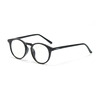MACKDADDY SUNGLASS THIN BOSTON FLAT TYPE BLACK/CLEAR MDAC-2060画像