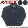 AVIREX L/S ACID WASH U.S.N. COMMAND KNIT CARDIGAN 6174035画像