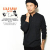 GLAD HAND STANDARD HENLEY POCKET L/S T-SHIRTS -BLACK-画像