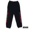 KROD AMW SWEAT PANT BLACK画像