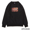 APPLEBUM Orange Box Crew Sweat BLACK画像