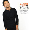 GLAD HAND WAFFLE HENRY L/S T-SHIRT -BLACK-画像