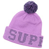 Supreme Grid Logo Beanie LT.PURPLE画像