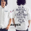 AVIREX TYPE BLUE NAVAL STRETCH SHIRT 6175145画像