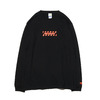 MACKDADDY B LOGO L/S TEE BLACK MDTS-1761-BLK画像