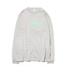 MACKDADDY B LOGO L/S TEE HEATHER GREY MDTS-1761-HGRY画像