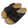 BIRKENSTOCK ZURICH SUEDE LEATHER BLACK GC050493画像