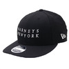 BARNEYS NEWYORK × NEW ERA LOGO SNAPBACK CAP BLACK画像