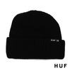 HUF USUAL BEANIE BLACK画像