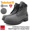Timberland ICON 6inch Premium Boot Black/Forged Iron Cloudy Helcor A1JDC画像