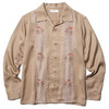 RADIALL RICO - OPEN COLLARED SHIRT L/S (ROOT BEER)画像