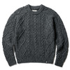 CLUCT FISHERMAN SWEATER (H.CHARCOAL) 02524画像
