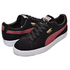 PUMA SUEDE CLASSIC+ puma black/tibetan red 363242-31画像