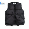 Crescent Down Works #301C V-NECK NBNW VEST black画像