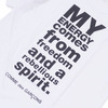 COMME des GARCONS HOMME PLUS MY ENERGY c.f.f.a.r.s. TEE WHITE画像