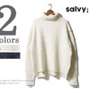 salvy; OVERSIZED TURTLE NECK SWEATER SV08-1217CU画像