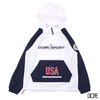 DOPE NATIONAL WINDBREAKER WHITExNAVY画像