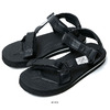 CRIMIE ALL ROUND SANDAL BLACK C1H1-SB03画像