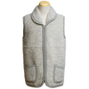 ALWERO WOOL VEST - PYRENEES - lt.grey画像