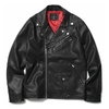 OBEY BASTARDS PU JACKET (BLACK)画像