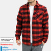 adidas Originals Stretch Flannel L/S Shirt Red/Black BR7936画像