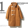 Kaptain Sunshine DUFFLE COAT S100 DOUBLE CLOTH MELTON WALNUT KS7FCO02画像