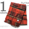 ROYAL HEATHER by Johnstons STOLE Red burgundy check AU1756/WD000127画像