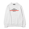 ATMOS LAB LABORATORY CREW-NECK SWEAT WHITE AL17F-PC01-WHITE画像