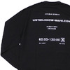 Know Wave Public Domain L/S Tee BLACK画像