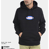 STUSSY Oval Logo Applique Pullover Hoodie 118252画像