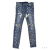 mnml M1 Stretch Splash Denim Pants INDIGO BLUE画像