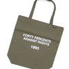 FORTY PERCENT AGAINST RIGHTS SINCE/TOTE BAG (L) OD画像