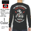 SKULL WORKS &times; CROWS サーマル ロン T "TFOA ロウブロウ スカル" SCW-1102画像